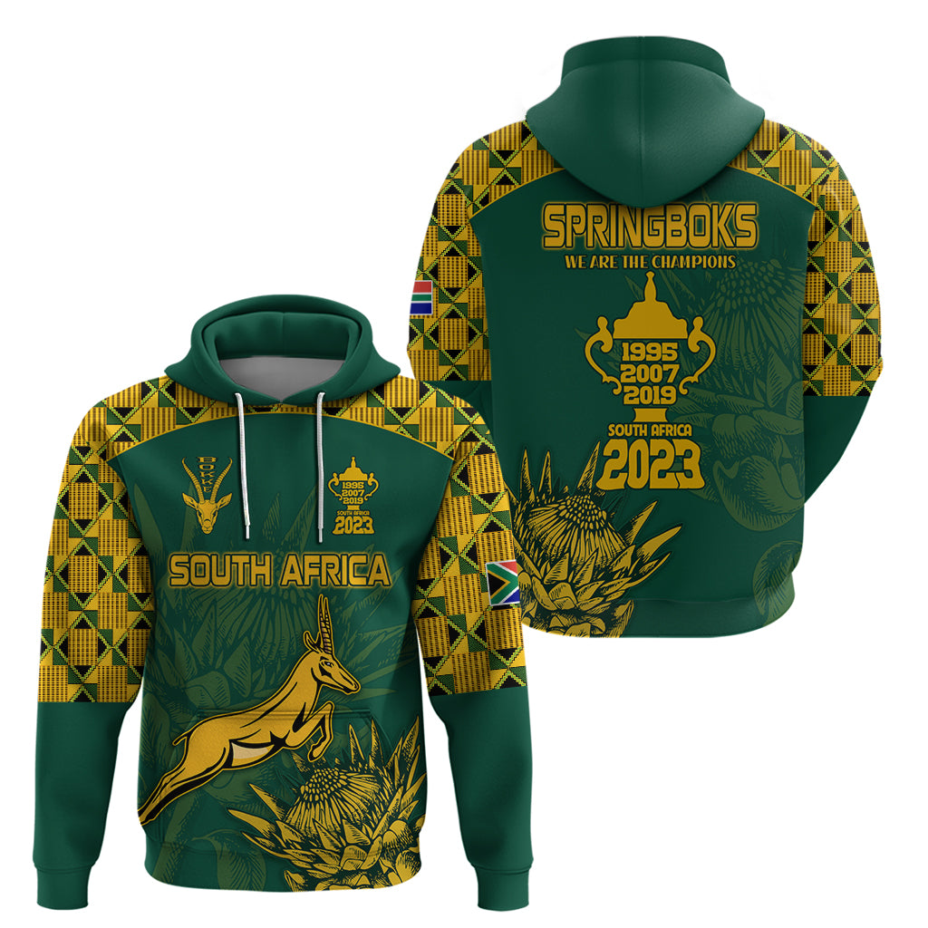 South Africa Rugby Hoodie Springboks Proud The Champions LT9 - Vibe Hoodie Shop