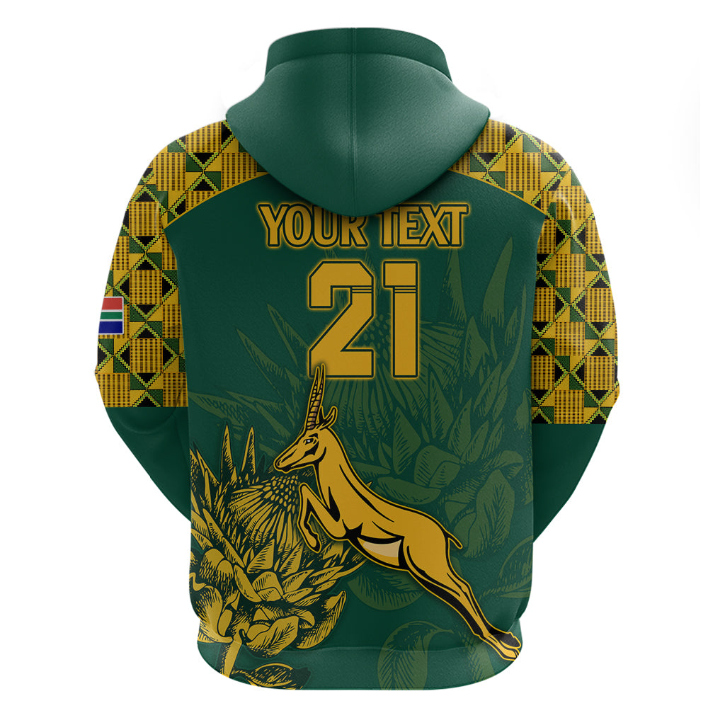 Custom South Africa Rugby Hoodie Springboks Proud The Champions LT9 - Vibe Hoodie Shop