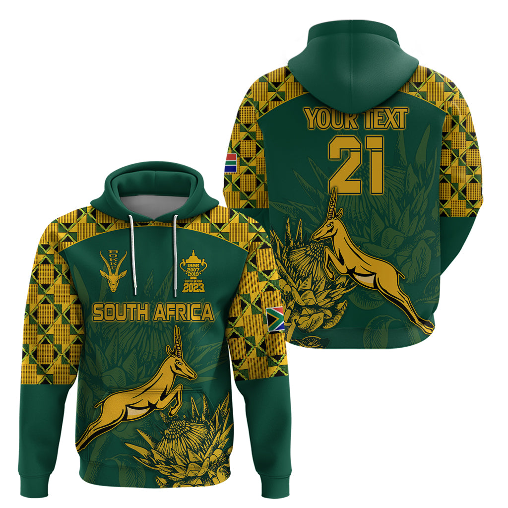 Custom South Africa Rugby Hoodie Springboks Proud The Champions LT9 - Vibe Hoodie Shop