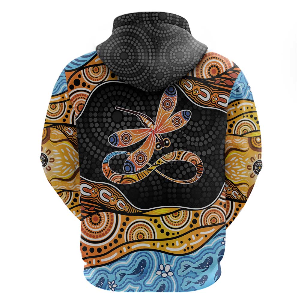 Aboriginal Dragonfly Hoodie As Long As I Breathe You'll Be Remembered LT9 - Vibe Hoodie Shop