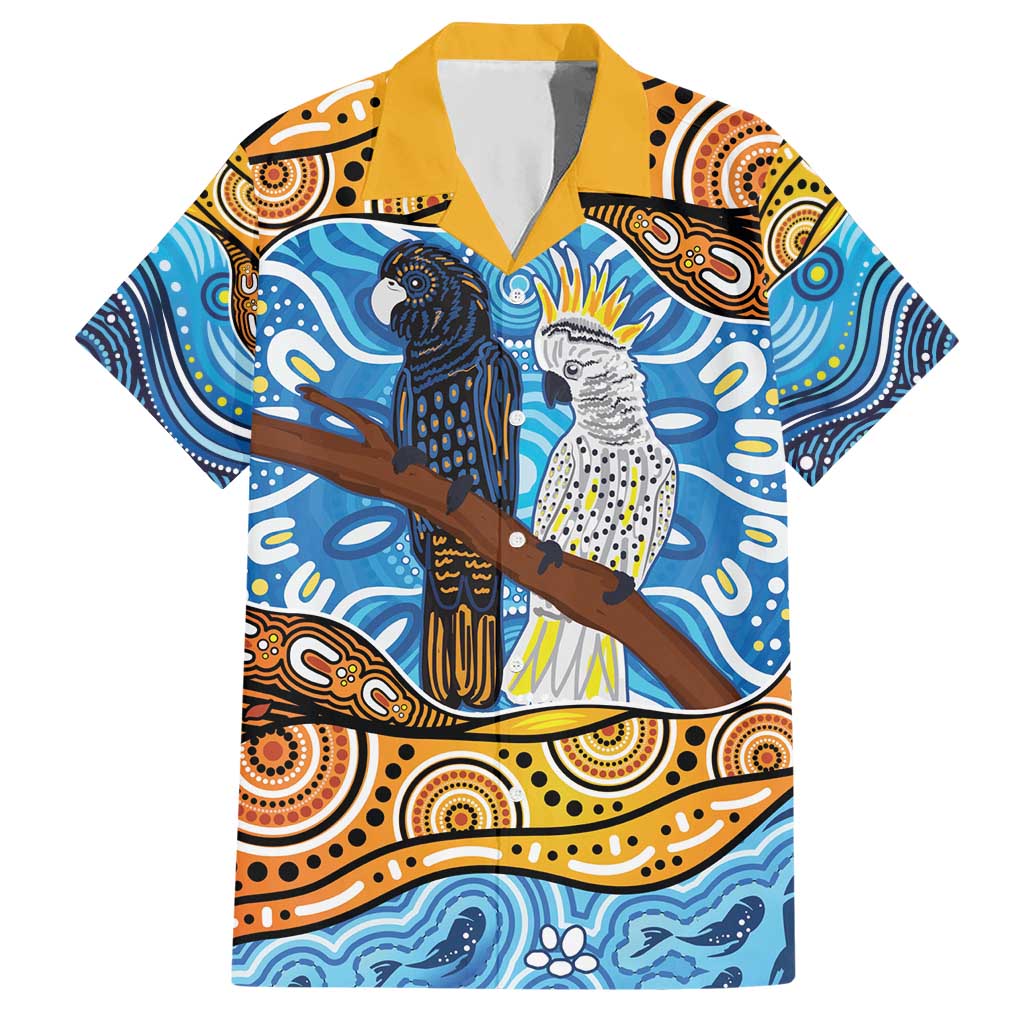 Australia Birds Aboriginal Art Hawaiian Shirt - Vibe Hoodie Shop