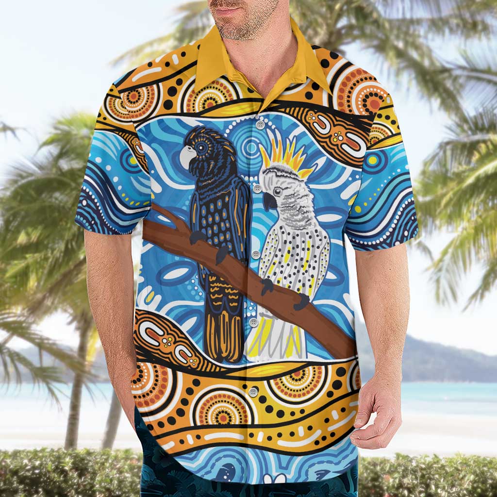 Australia Birds Aboriginal Art Hawaiian Shirt - Vibe Hoodie Shop