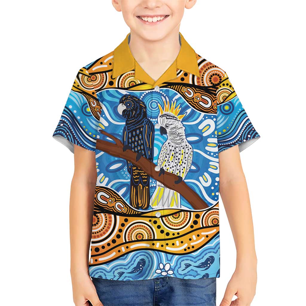 Australia Birds Aboriginal Art Hawaiian Shirt - Vibe Hoodie Shop