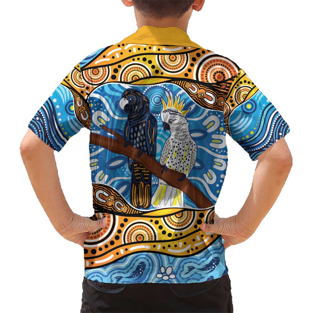 Australia Birds Aboriginal Art Hawaiian Shirt - Vibe Hoodie Shop