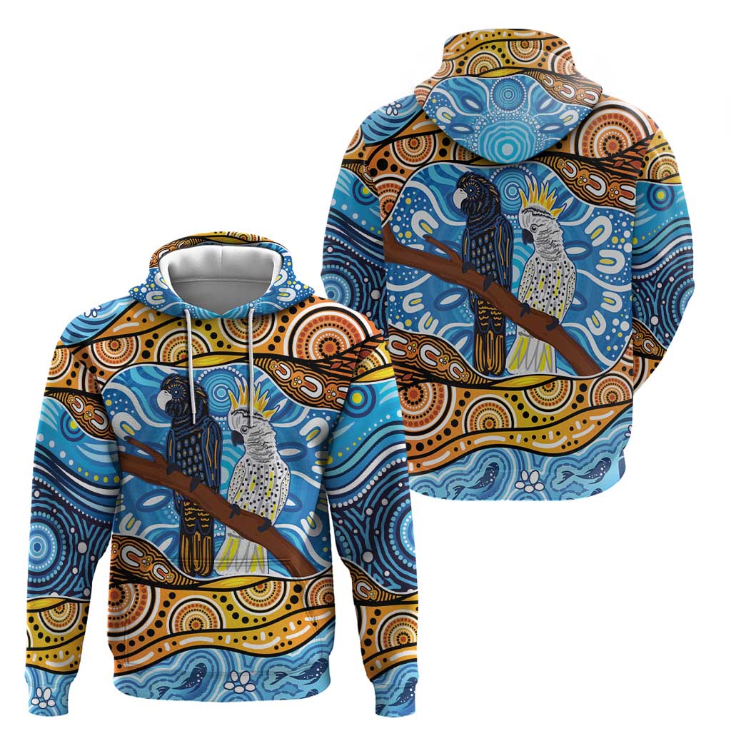 Australia Birds Aboriginal Art Hoodie LT9 - Vibe Hoodie Shop
