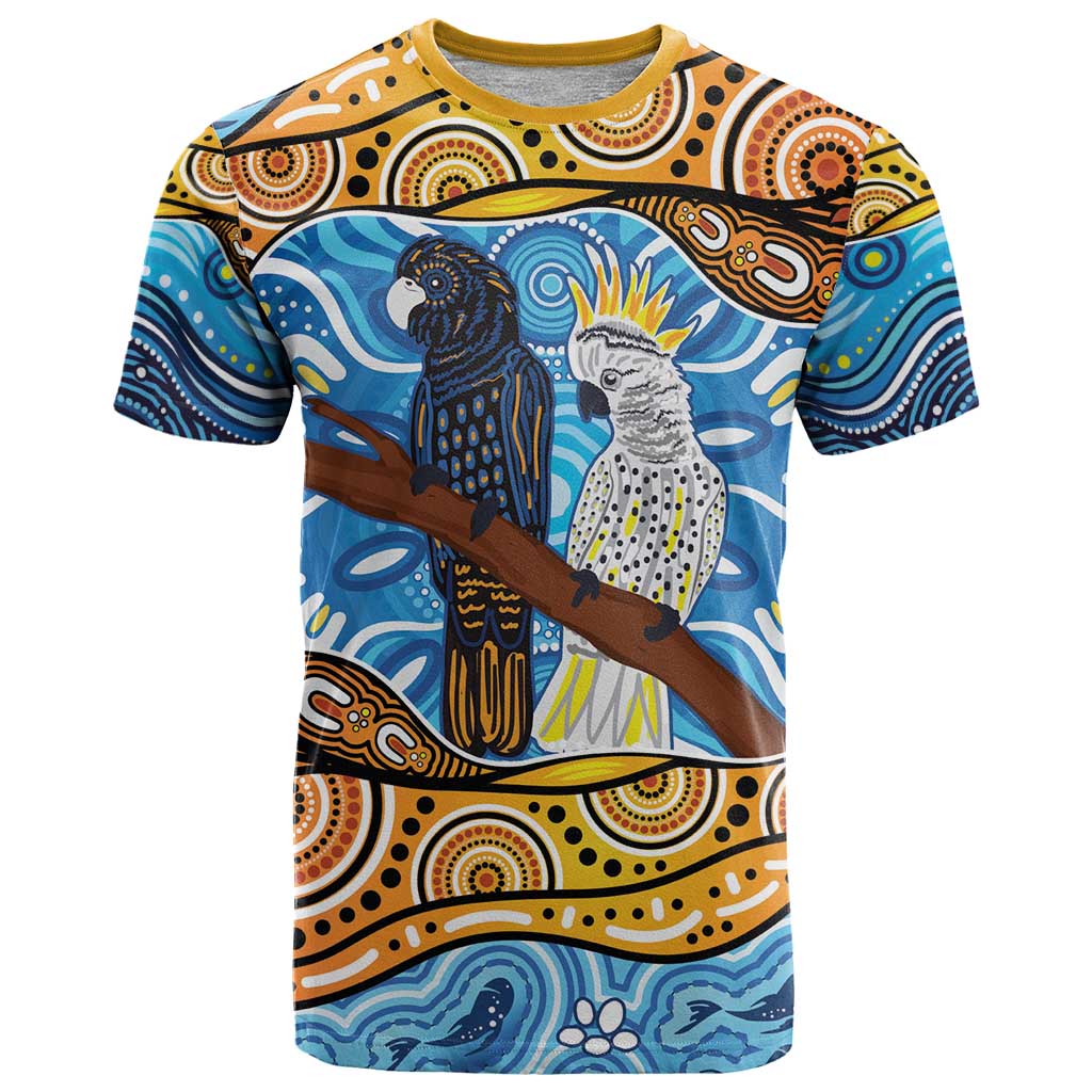 Australia Birds Aboriginal Art T Shirt LT9 - Vibe Hoodie Shop