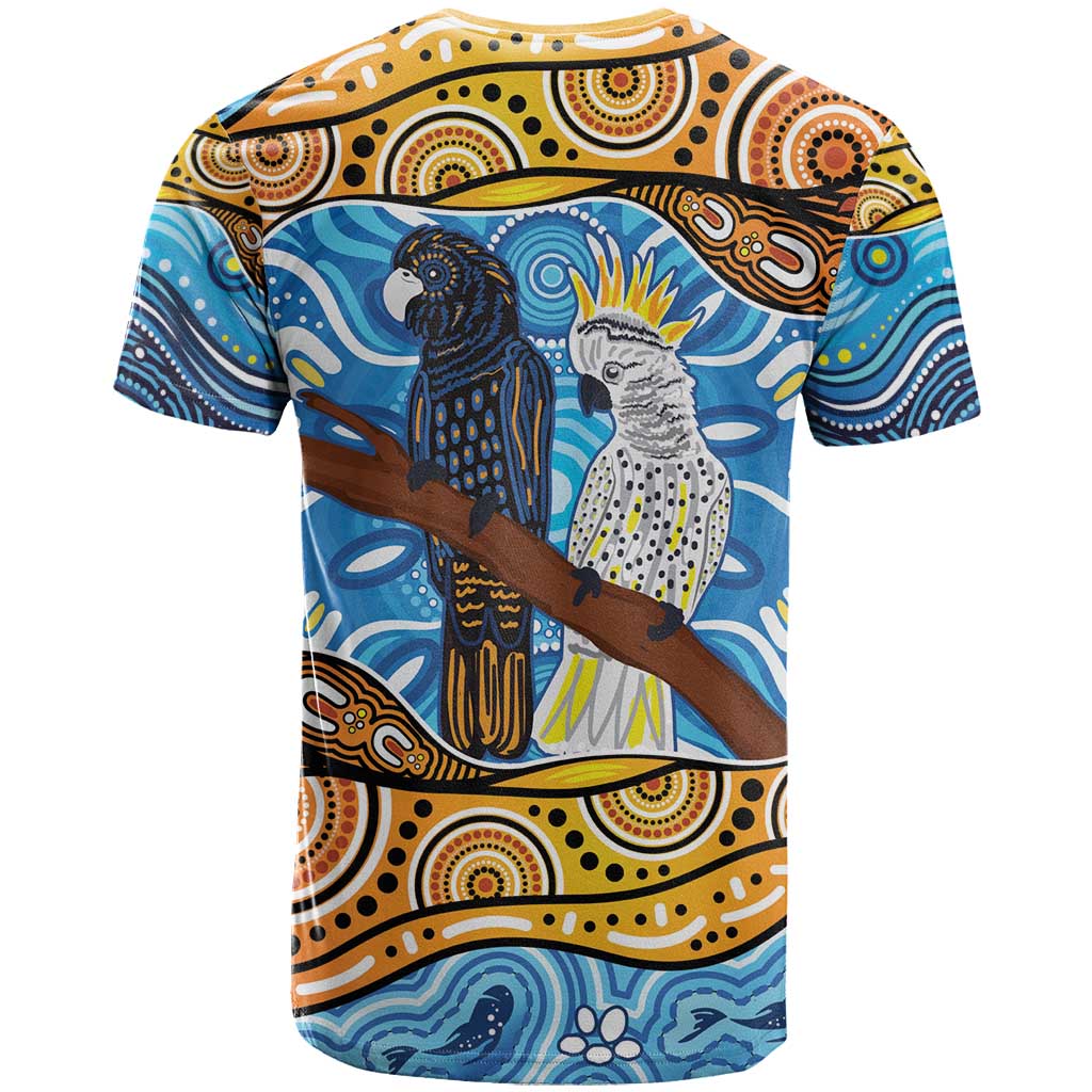 Australia Birds Aboriginal Art T Shirt LT9 - Vibe Hoodie Shop