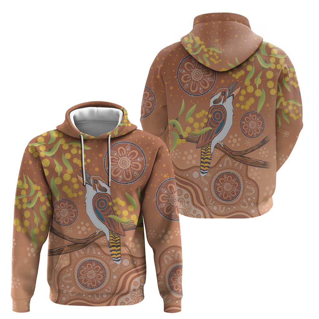 Kookaburra Aboriginal Dot Painting Hoodie LT9 - Vibe Hoodie Shop