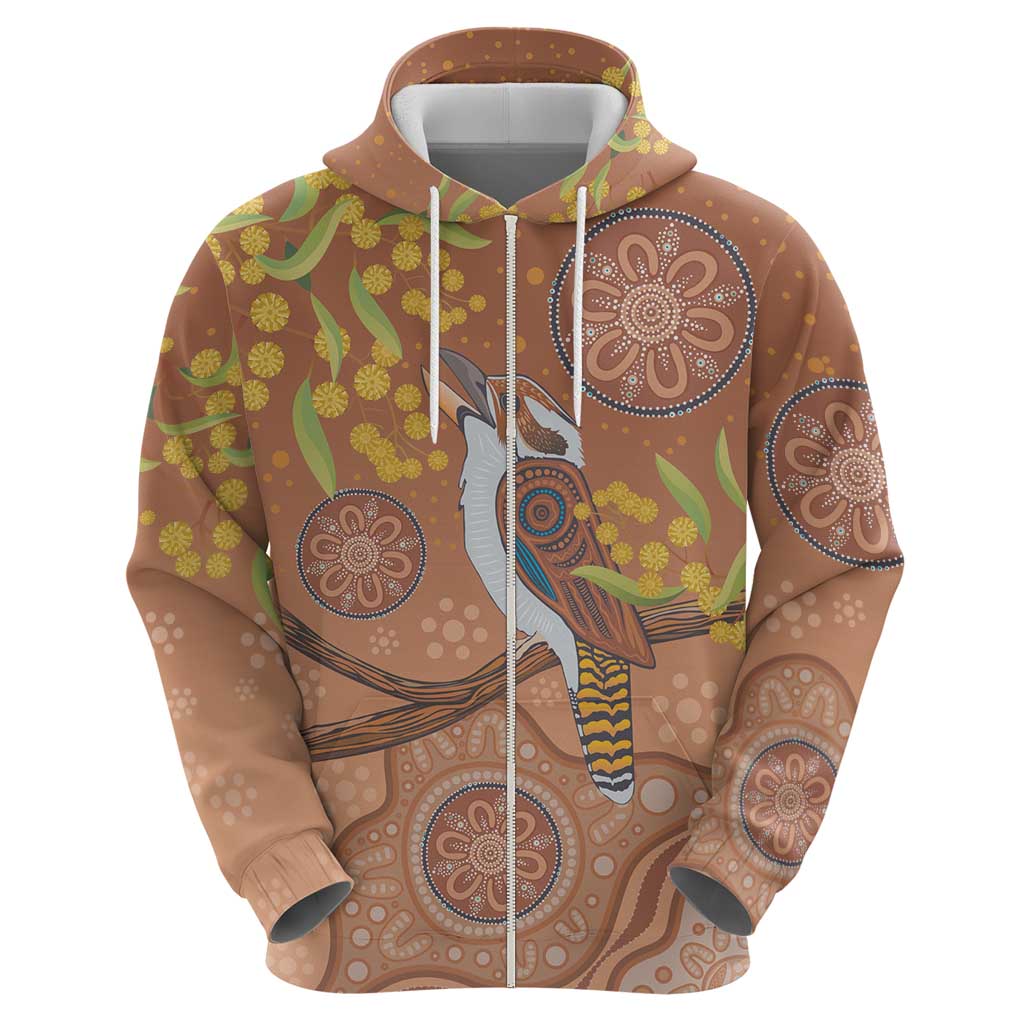 Kookaburra Aboriginal Dot Painting Hoodie LT9 - Vibe Hoodie Shop