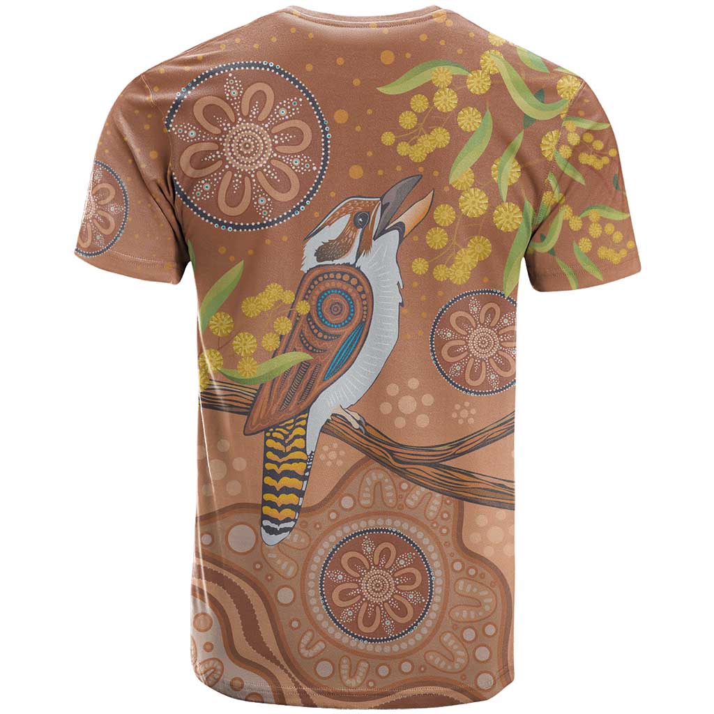 Kookaburra Aboriginal Dot Painting T Shirt LT9 - Vibe Hoodie Shop