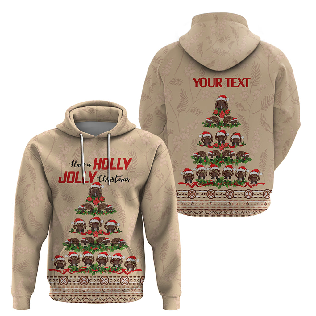 Holiday Lighting Santa Echidna Christmas Tree Hoodie LT9 - Vibe Hoodie Shop