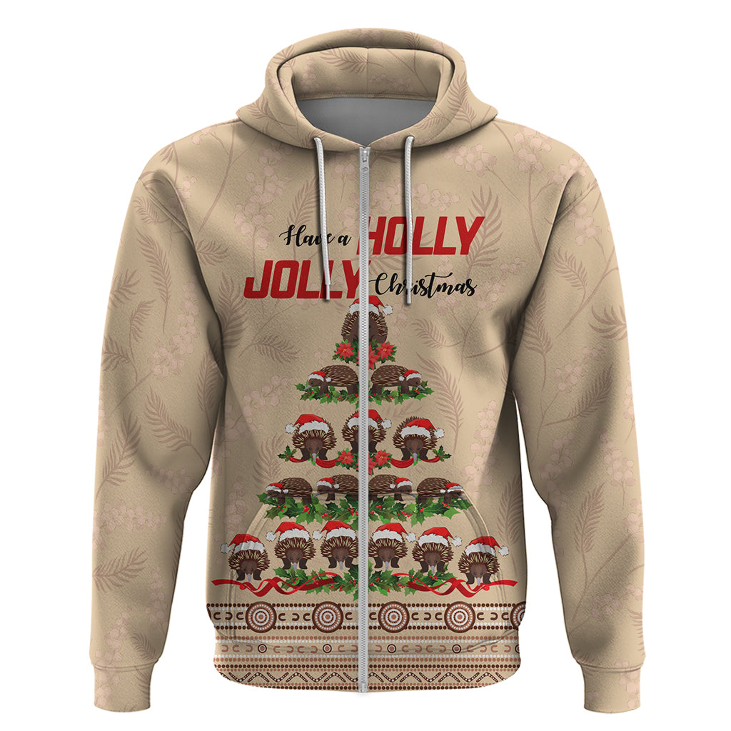 Holiday Lighting Santa Echidna Christmas Tree Hoodie LT9 - Vibe Hoodie Shop