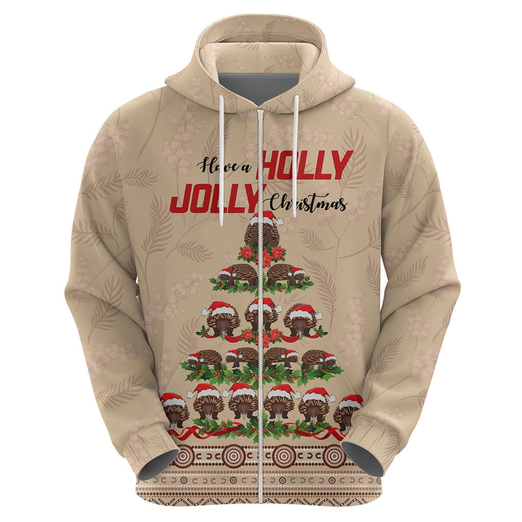 Holiday Lighting Santa Echidna Christmas Tree Hoodie LT9 - Vibe Hoodie Shop
