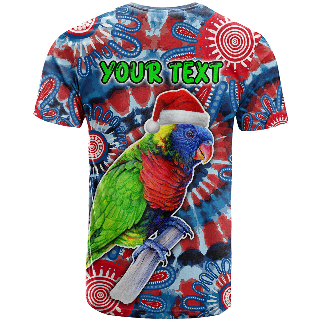 Australia Lorikeet Aboriginal Rainbow Tie Dye Merry Christmas T Shirt LT9 - Vibe Hoodie Shop