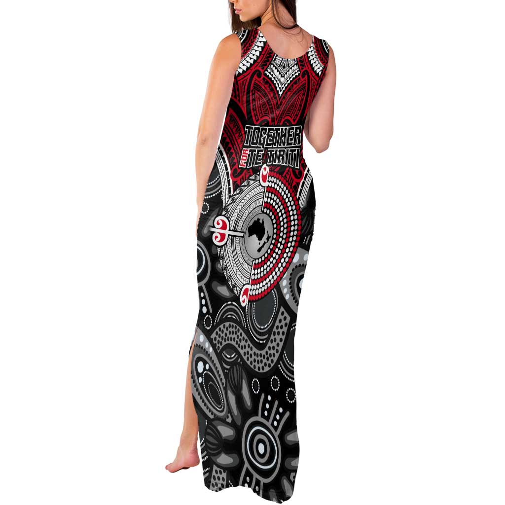 Aotearoa and Australia Tank Maxi Dress New Zealand Honour The Treaty Ake!Ake!Ake!