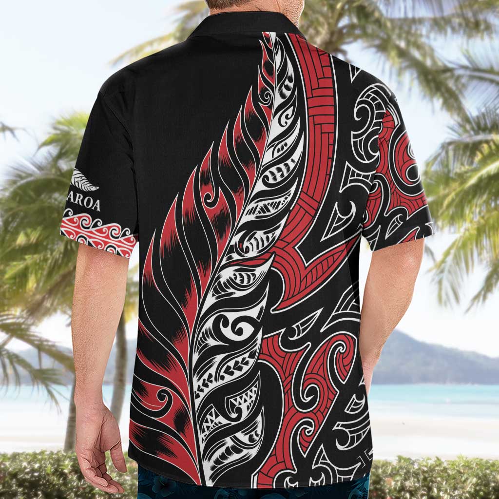 Koru Fern New Zealand Hawaiian Shirt Maori Tribal Pattern - Vibe Hoodie Shop