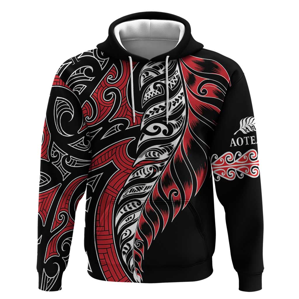 Koru Fern New Zealand Hoodie Maori Tribal Pattern LT9 - Vibe Hoodie Shop