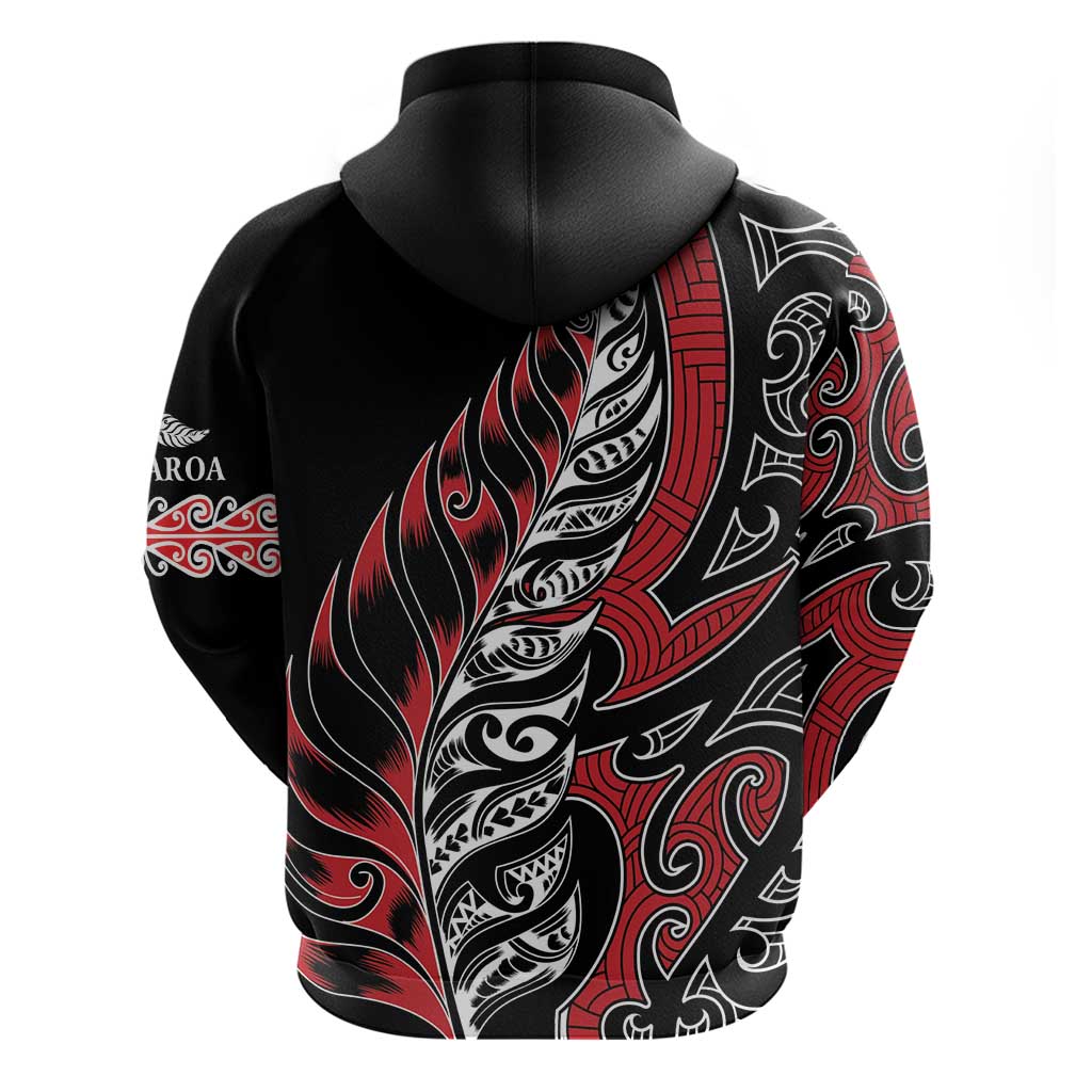 Koru Fern New Zealand Hoodie Maori Tribal Pattern LT9 - Vibe Hoodie Shop