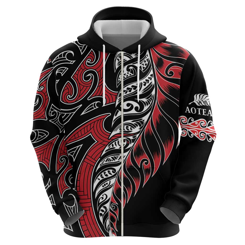 Koru Fern New Zealand Hoodie Maori Tribal Pattern LT9 - Vibe Hoodie Shop