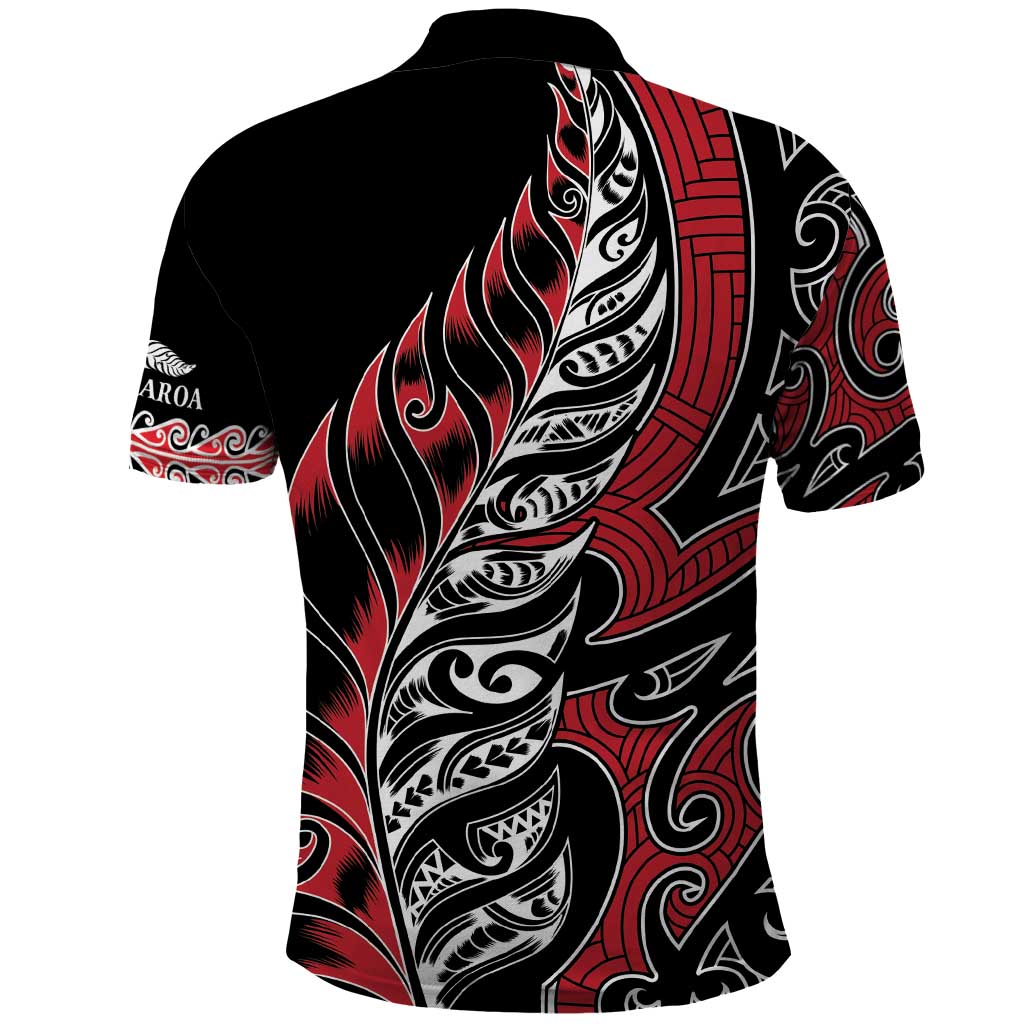 Koru Fern New Zealand Polo Shirt Maori Tribal Pattern LT9 - Vibe Hoodie Shop