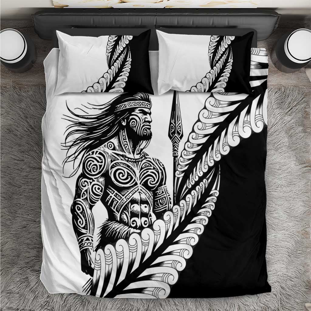 Koru Fern New Zealand Maori Tribal Warrior Bedding Set - Vibe Hoodie Shop