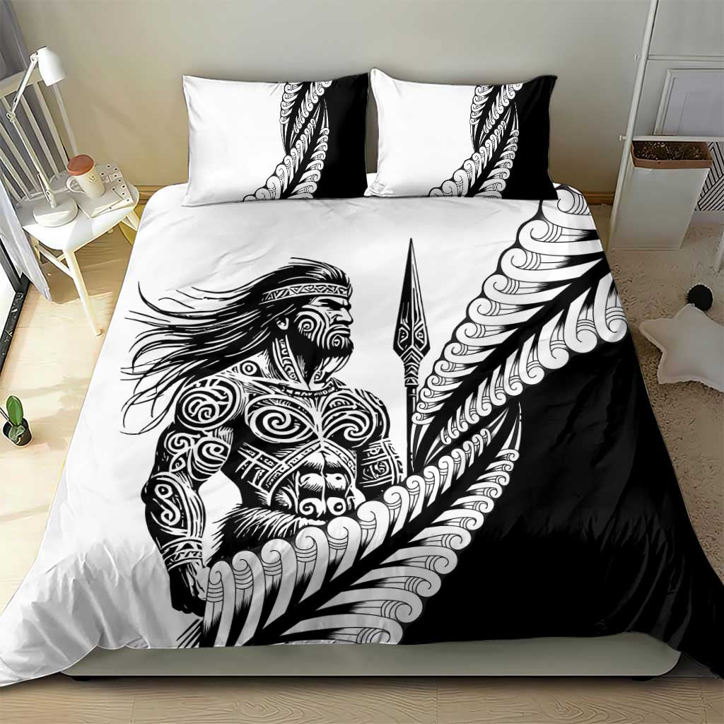 Koru Fern New Zealand Maori Tribal Warrior Bedding Set - Vibe Hoodie Shop
