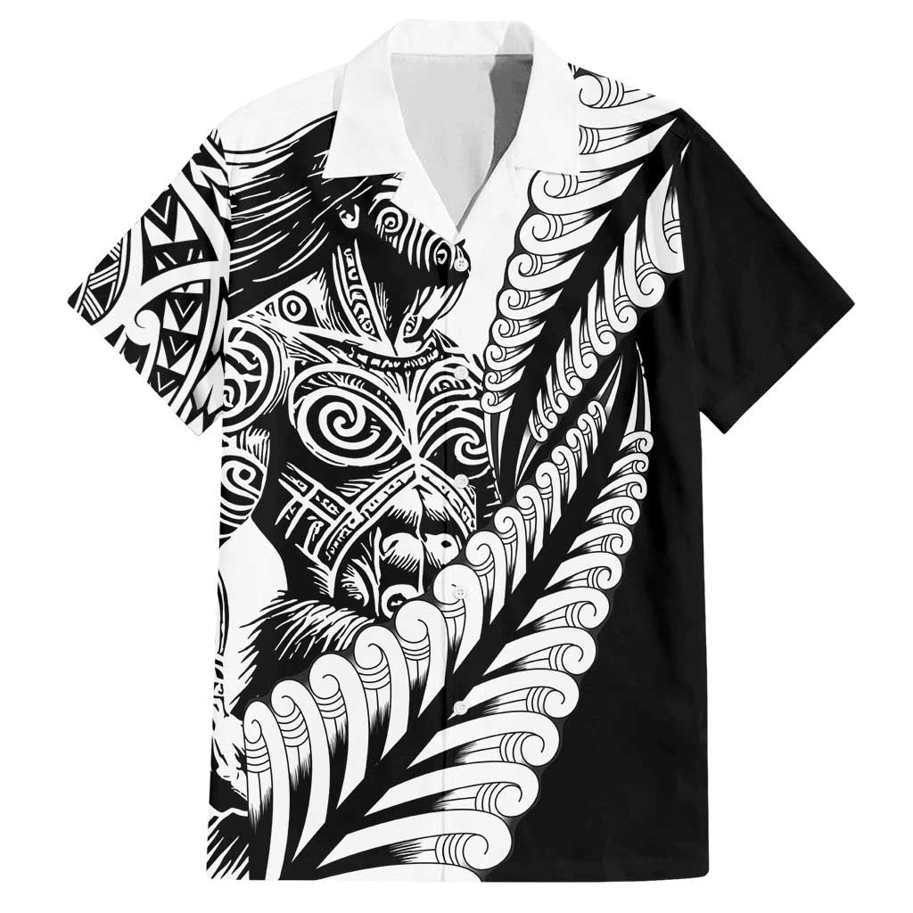 Koru Fern New Zealand Maori Tribal Warrior Family Matching Long Sleeve Bodycon Dress and Hawaiian Shirt