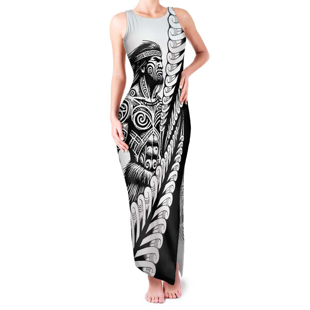 Koru Fern New Zealand Maori Tribal Warrior Family Matching Tank Maxi Dress and Hawaiian Shirt