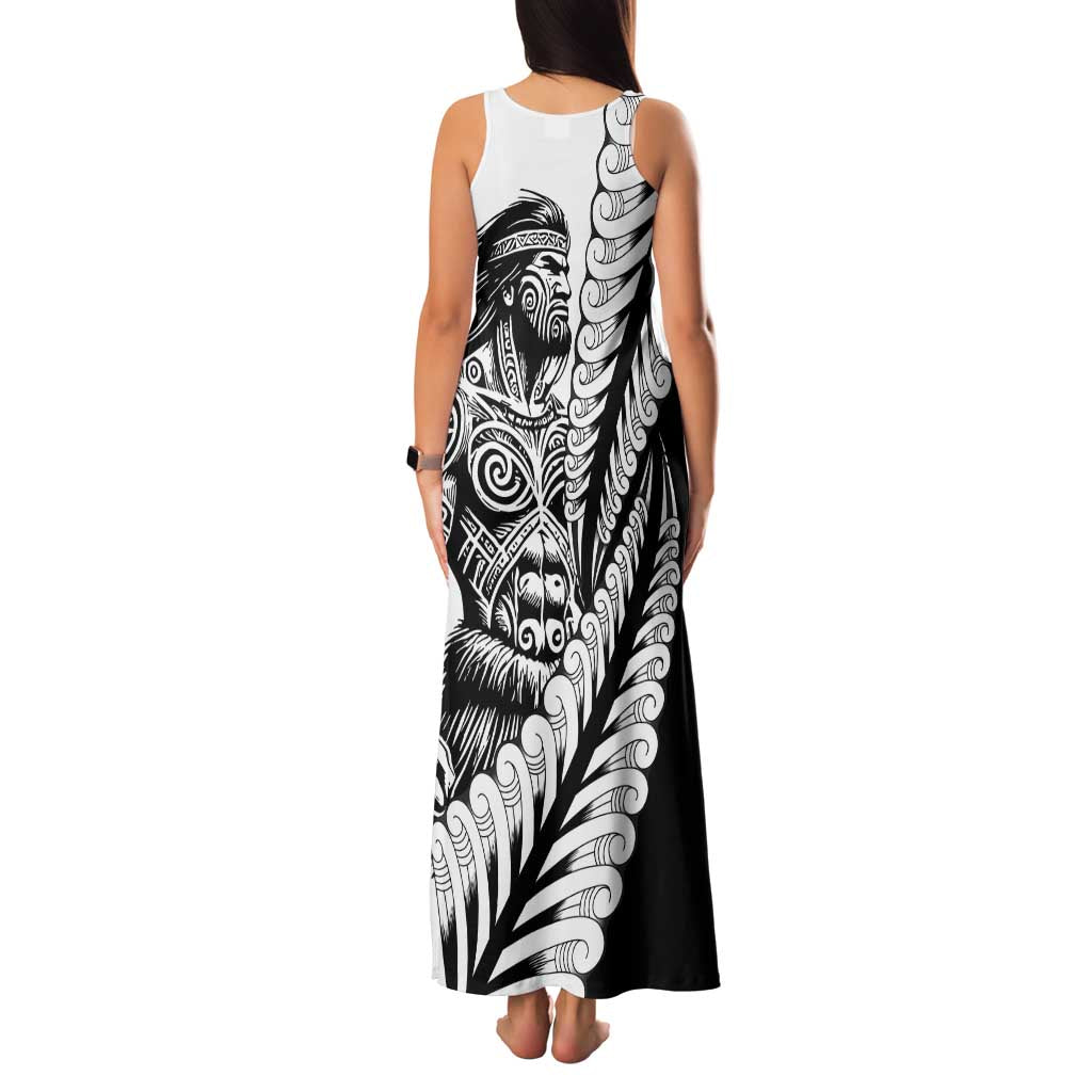 Koru Fern New Zealand Maori Tribal Warrior Family Matching Tank Maxi Dress and Hawaiian Shirt