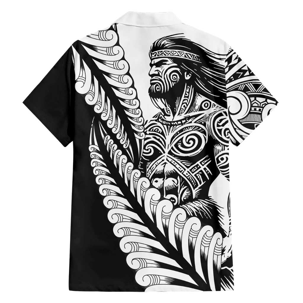 Koru Fern New Zealand Maori Tribal Warrior Hawaiian Shirt - Vibe Hoodie Shop