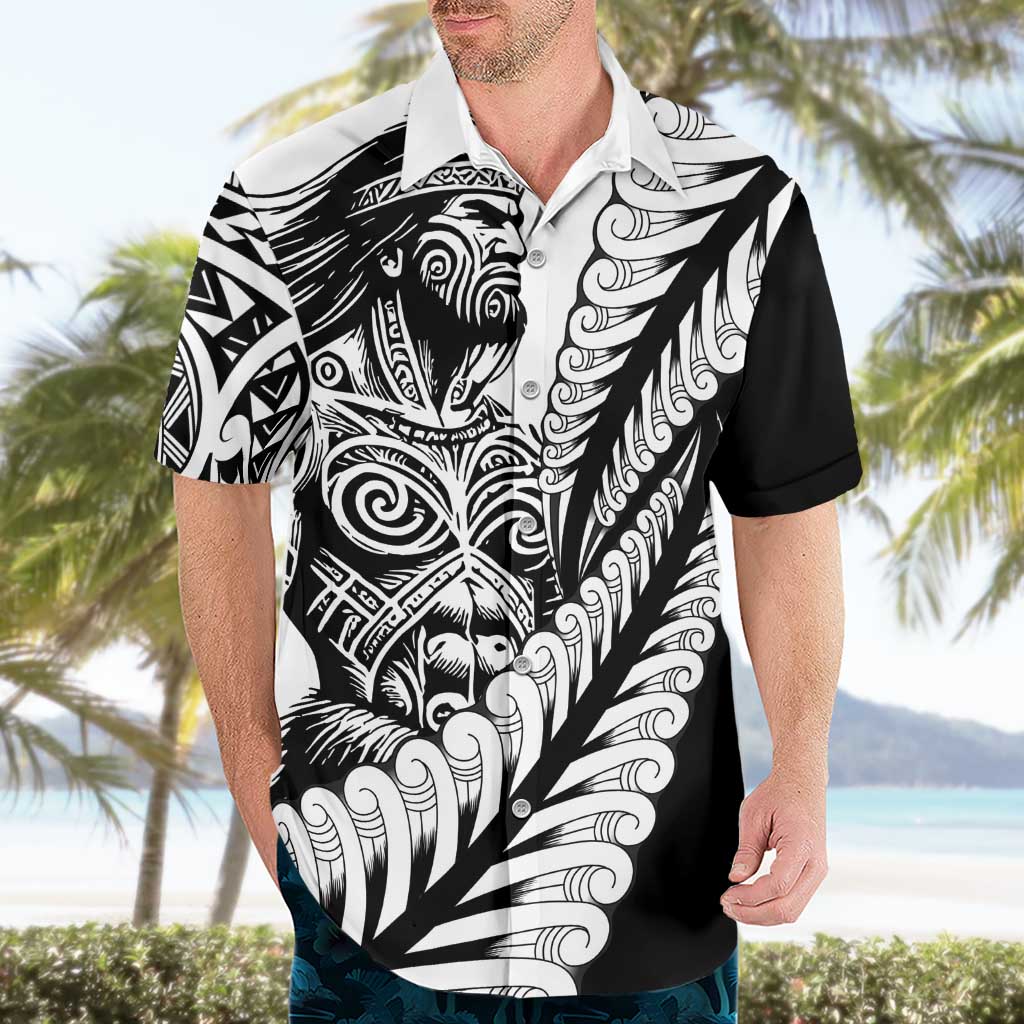 Koru Fern New Zealand Maori Tribal Warrior Hawaiian Shirt - Vibe Hoodie Shop