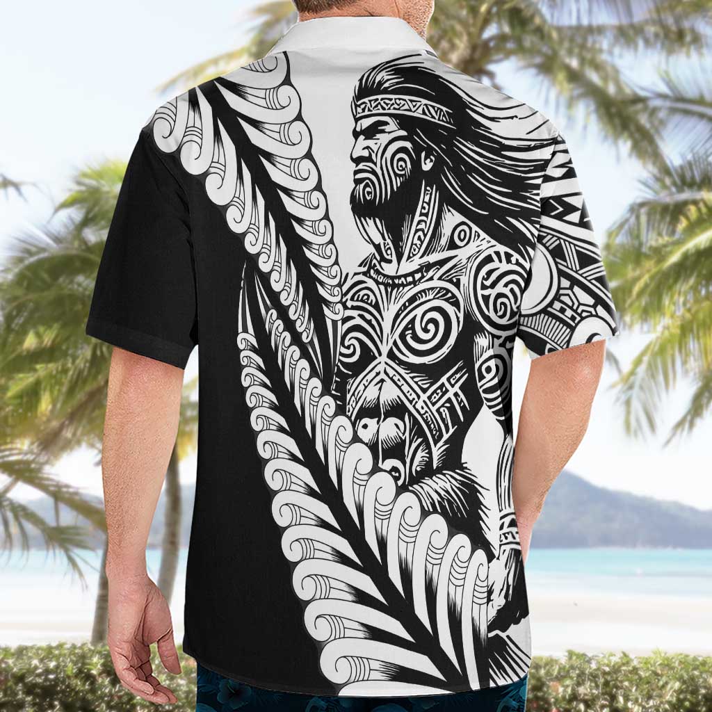 Koru Fern New Zealand Maori Tribal Warrior Hawaiian Shirt - Vibe Hoodie Shop