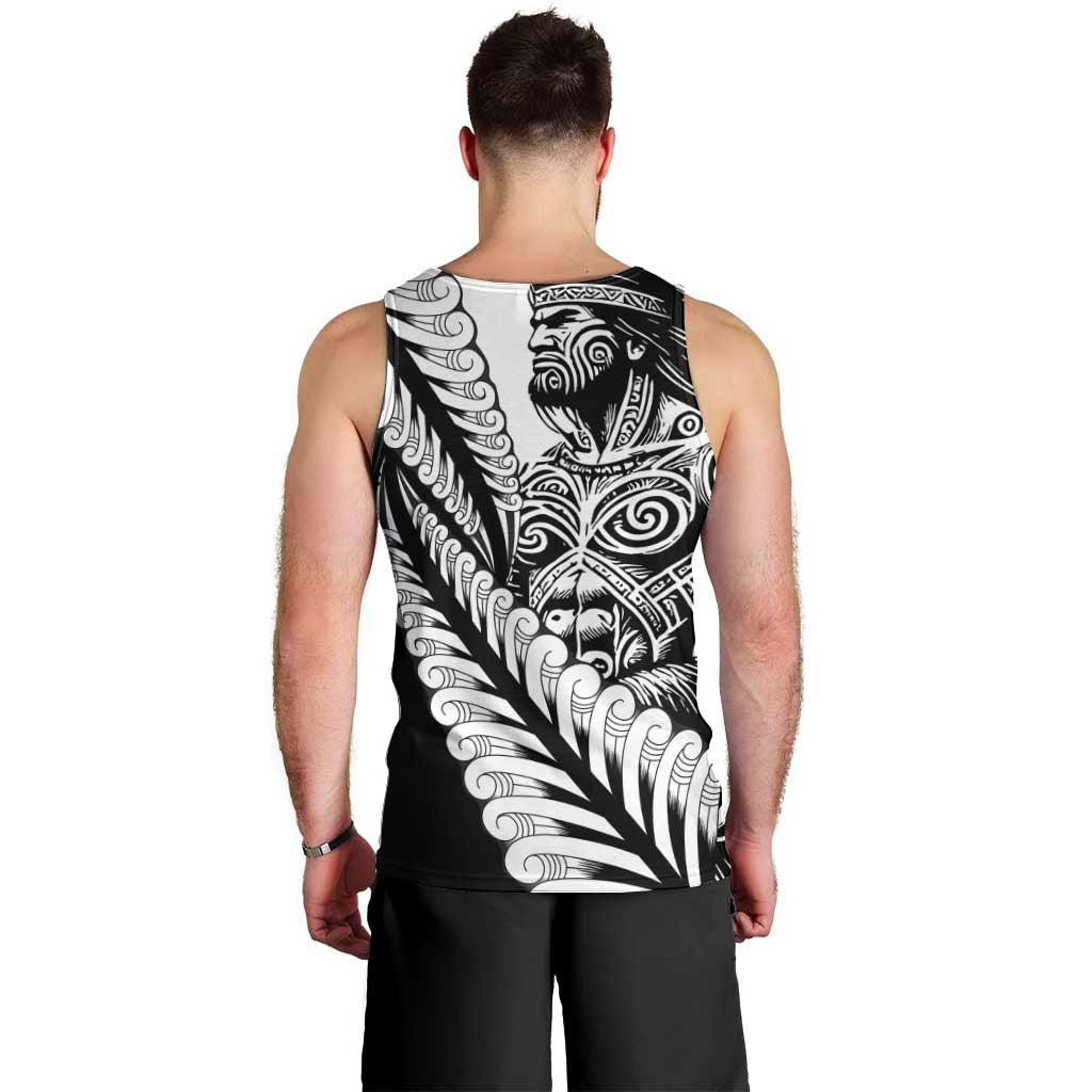 Koru Fern New Zealand Maori Tribal Warrior Men Tank Top - Vibe Hoodie Shop