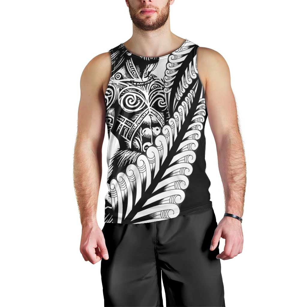 Koru Fern New Zealand Maori Tribal Warrior Men Tank Top - Vibe Hoodie Shop