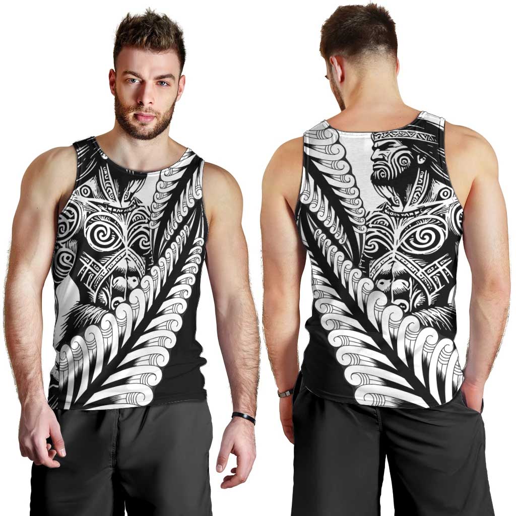 Koru Fern New Zealand Maori Tribal Warrior Men Tank Top - Vibe Hoodie Shop