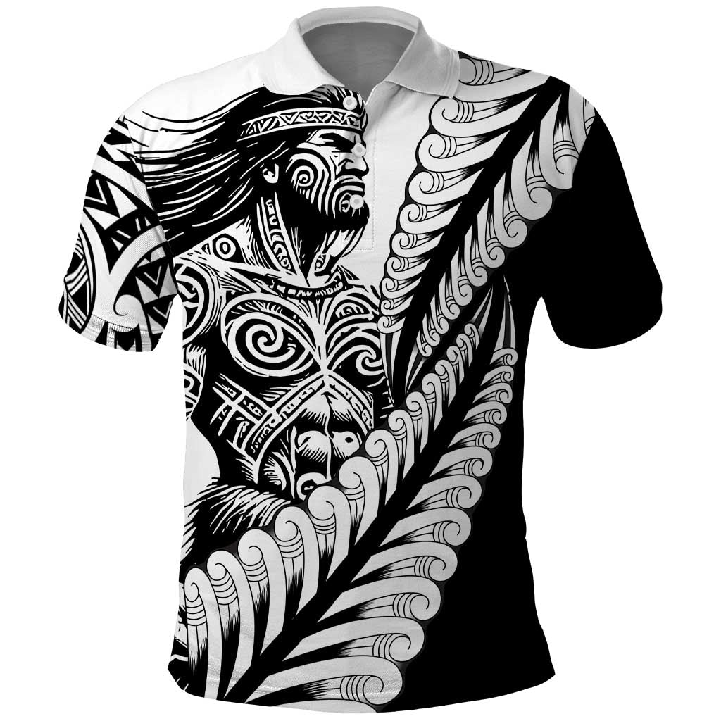 Koru Fern New Zealand Maori Tribal Warrior Polo Shirt LT9 - Vibe Hoodie Shop