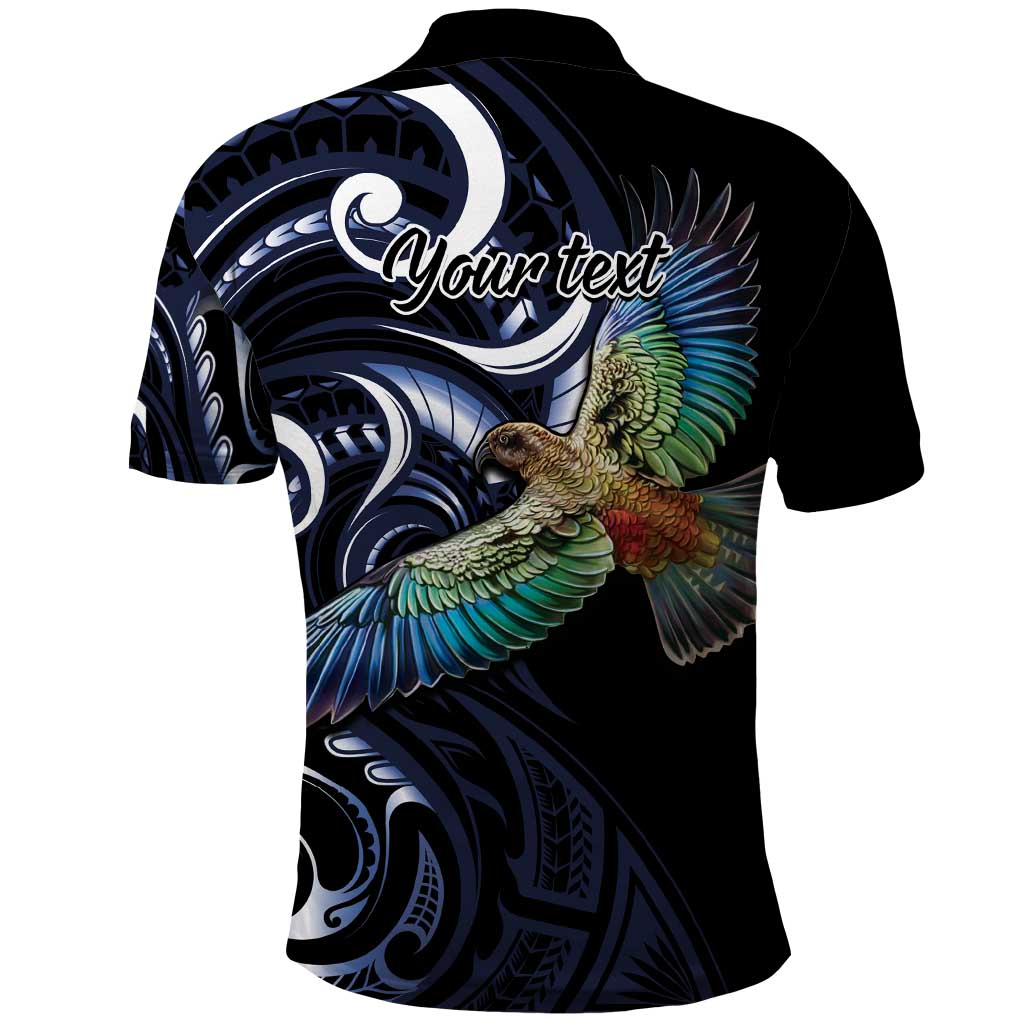 New Zealand Kea Bird Personalised Polo Shirt Maori Tribal Koru Art LT9 - Vibe Hoodie Shop