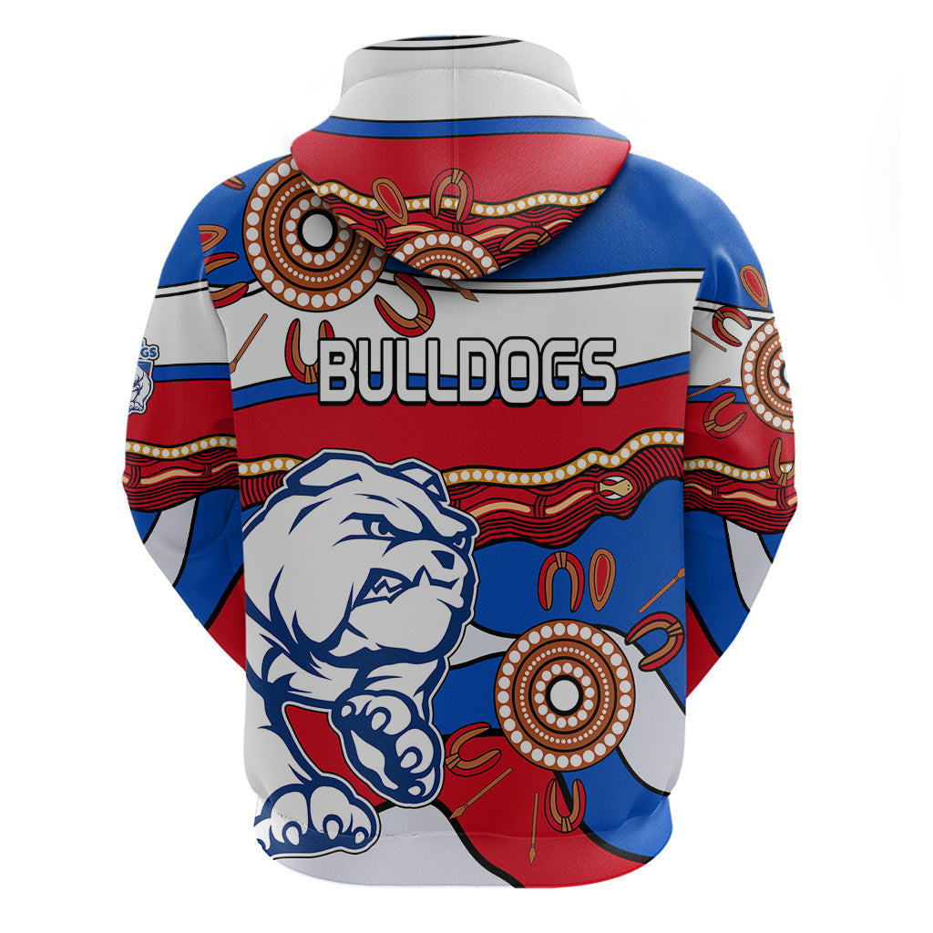AFL Bulldogs Football Hoodie Western Aboriginal Simple Style LT9 - Vibe Hoodie Shop