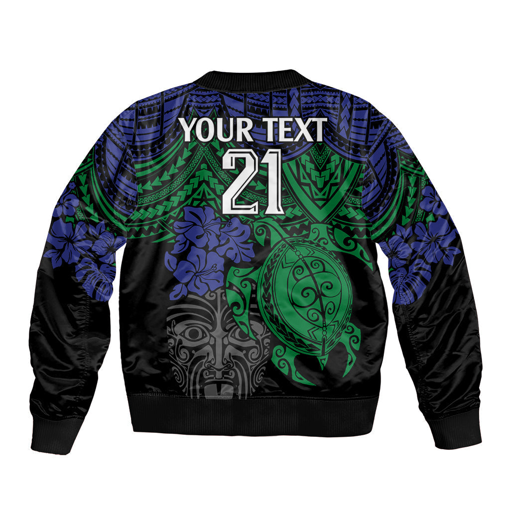 custom-new-zealand-warriors-rugby-bomber-jacket-hibiscus-and-turtle-with-polynesian-pattern