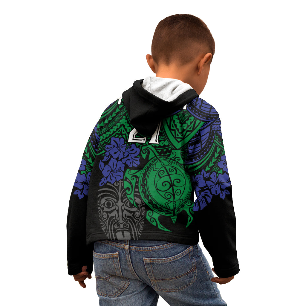 custom-new-zealand-warriors-rugby-kid-hoodie-hibiscus-and-turtle-with-polynesian-pattern