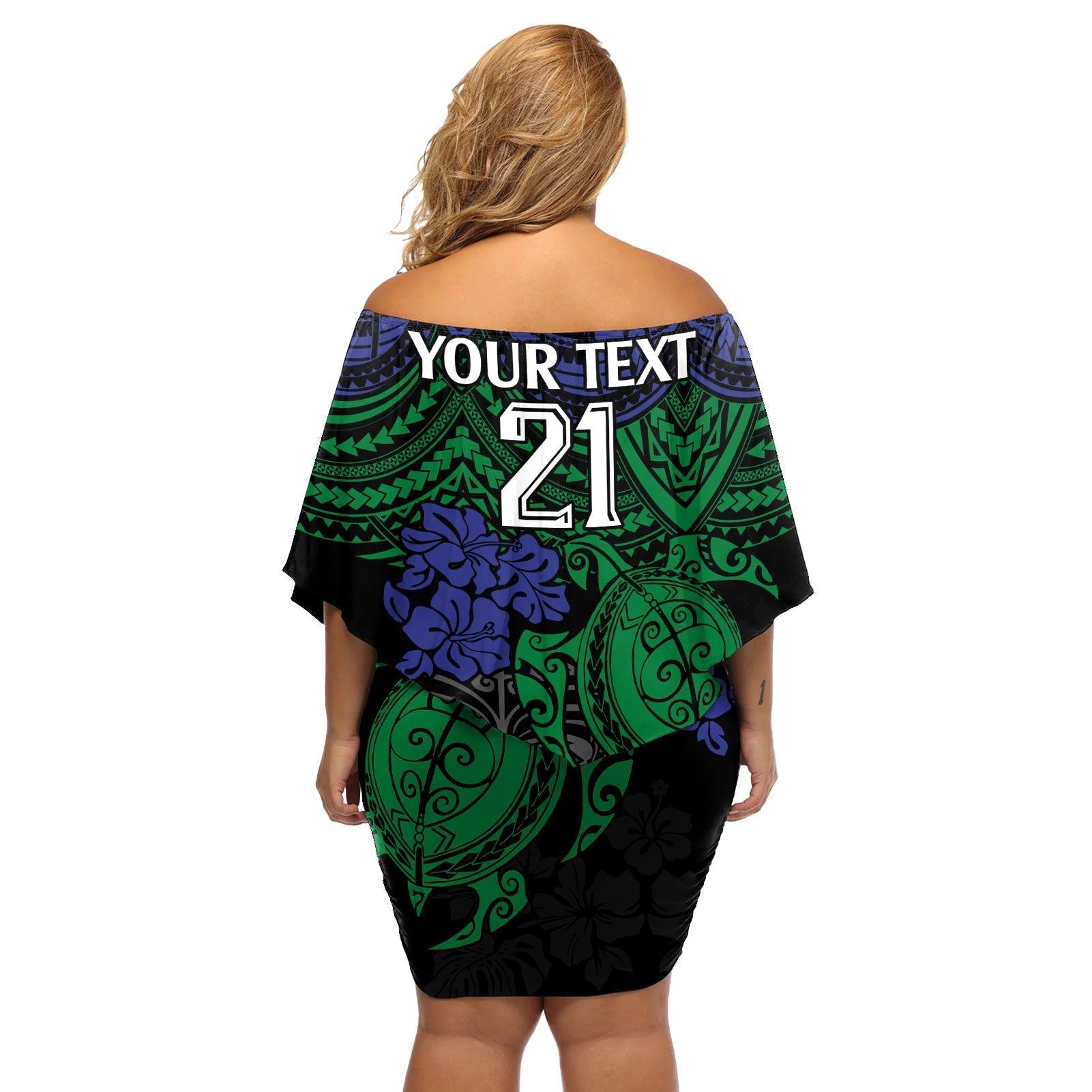 custom-new-zealand-warriors-rugby-off-shoulder-short-dress-hibiscus-and-turtle-with-polynesian-pattern