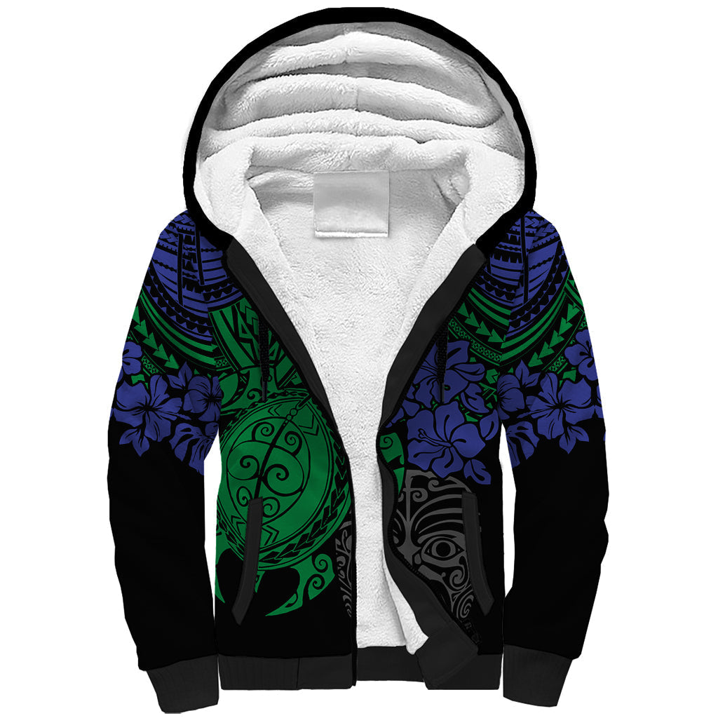 custom-new-zealand-warriors-rugby-sherpa-hoodie-hibiscus-and-turtle-with-polynesian-pattern