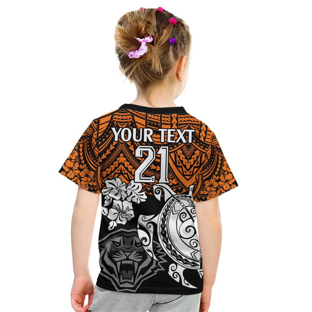 custom-wests-tigers-rugby-kid-t-shirt-hibiscus-and-turtle-with-polynesian-pattern