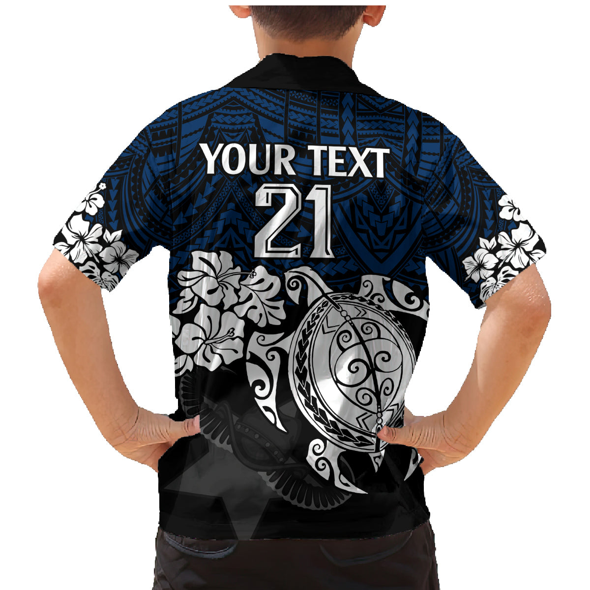 custom-cowboys-rugby-family-matching-mermaid-dress-and-hawaiian-shirt-hibiscus-and-turtle-with-polynesian-pattern
