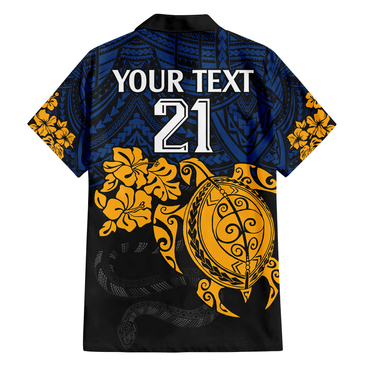 custom-parra-eels-rugby-family-matching-puletasi-dress-and-hawaiian-shirt-hibiscus-and-turtle-with-polynesian-pattern