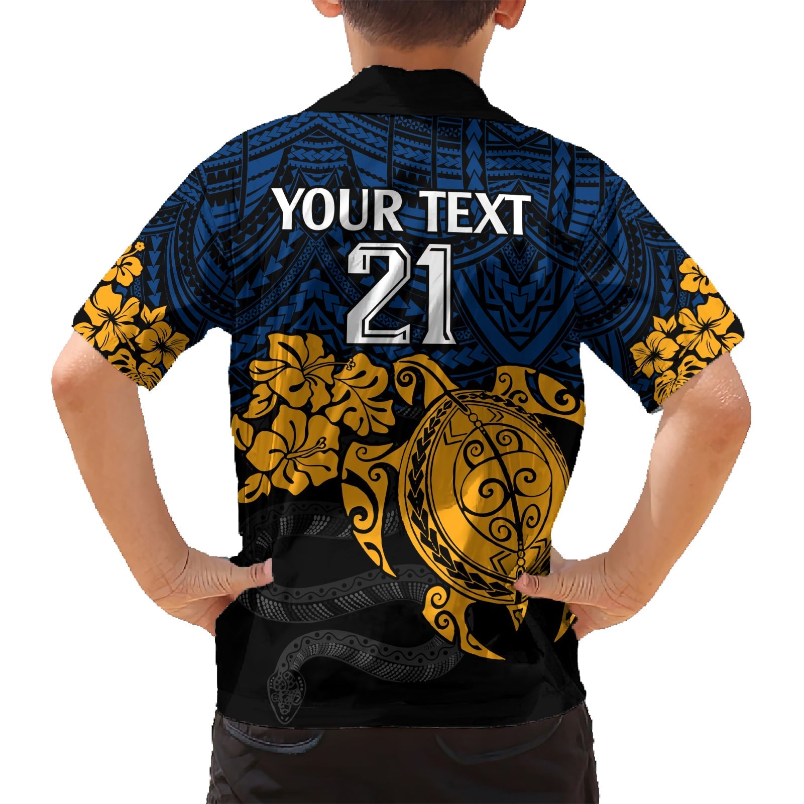 custom-parra-eels-rugby-family-matching-short-sleeve-bodycon-dress-and-hawaiian-shirt-hibiscus-and-turtle-with-polynesian-pattern