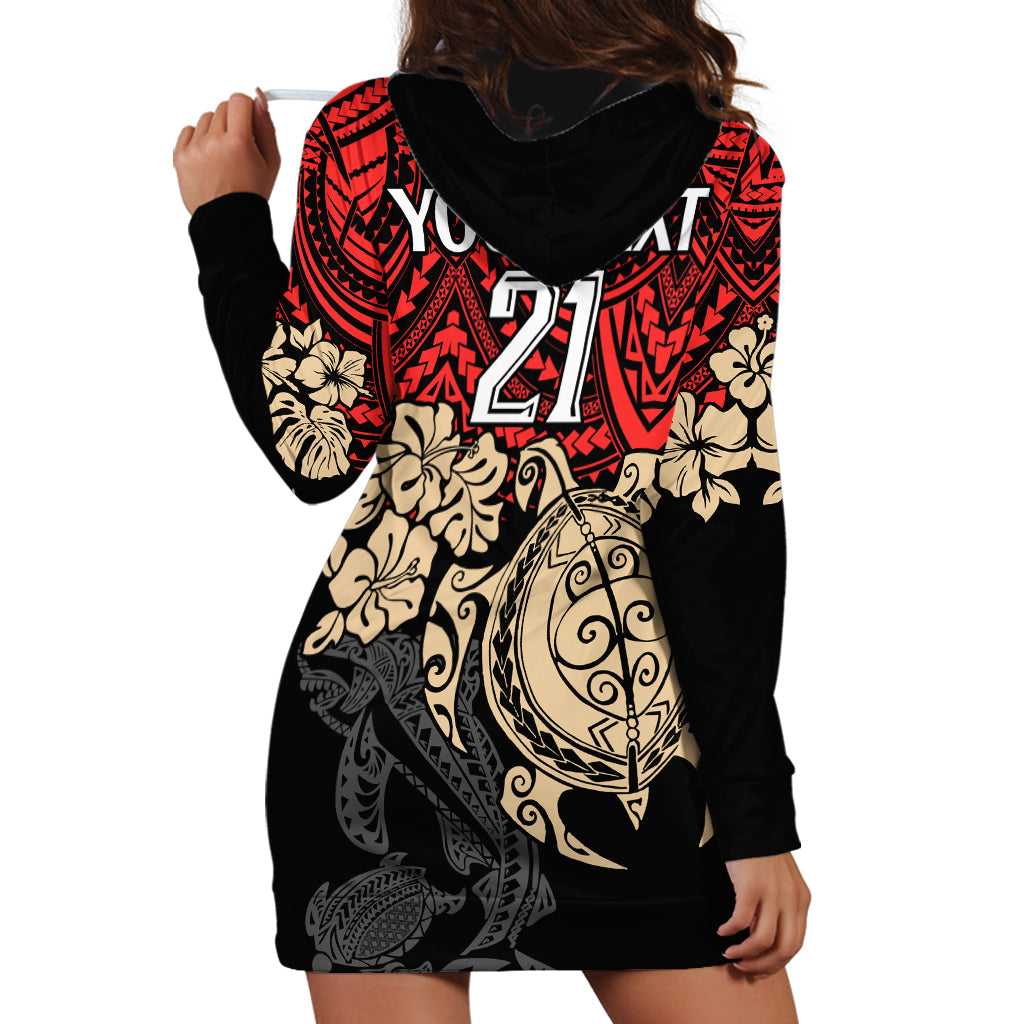 custom-dolphins-rugby-hoodie-dress-reddy-hibiscus-and-turtle-with-polynesian-pattern