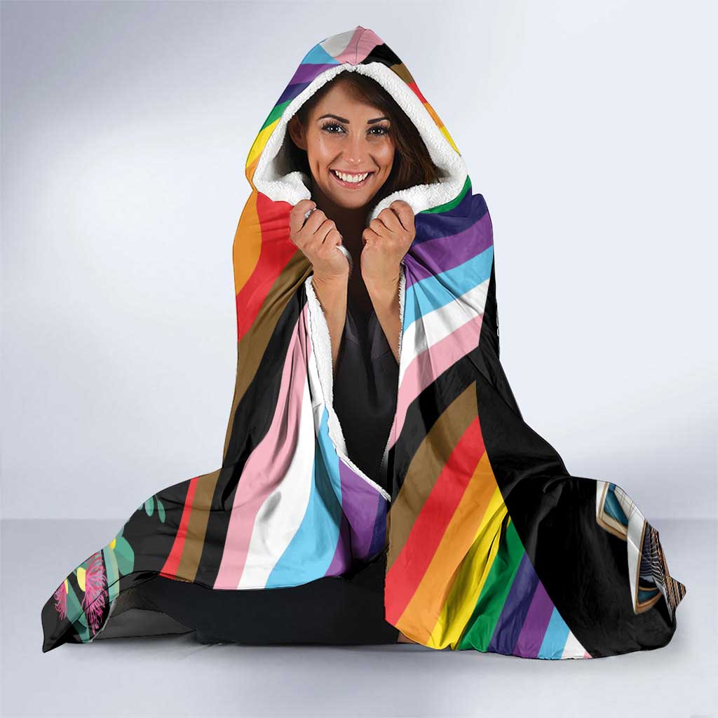 Aussia Pride Month Rainbow Koala Hooded Blanket