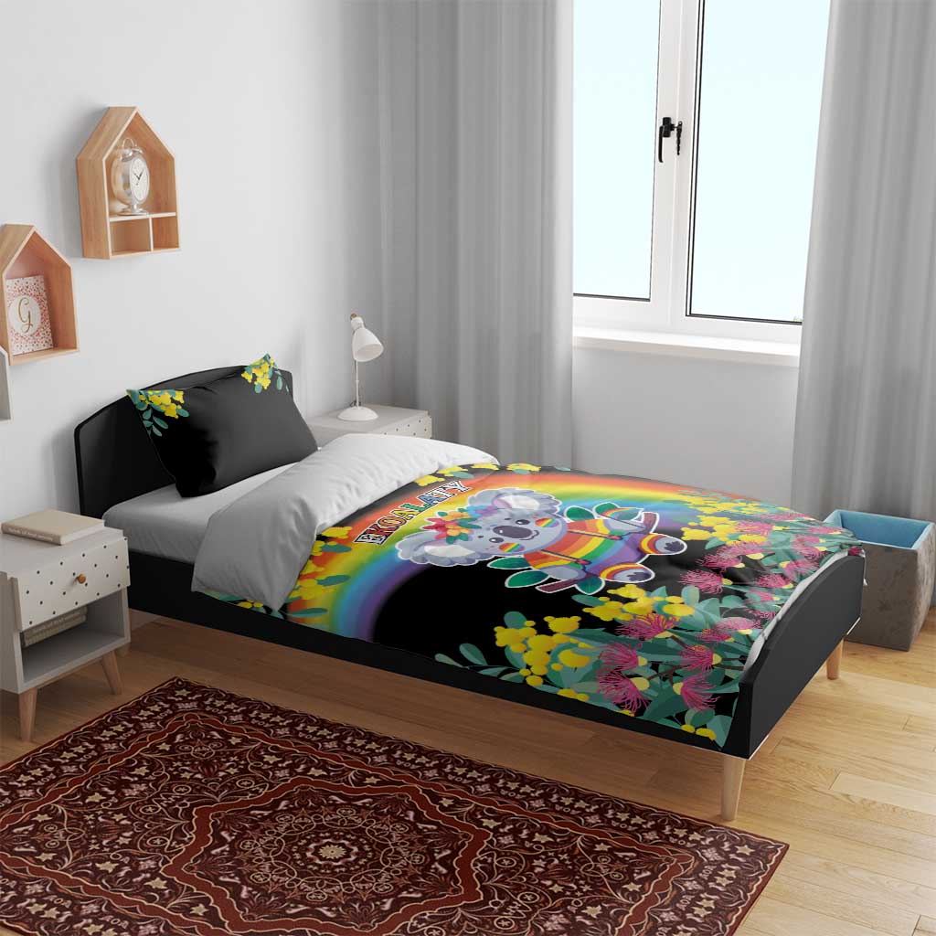 LGBTQ Koala Gay Bedding Set Aussie Koala Bear Ekoalaty - Vibe Hoodie Shop