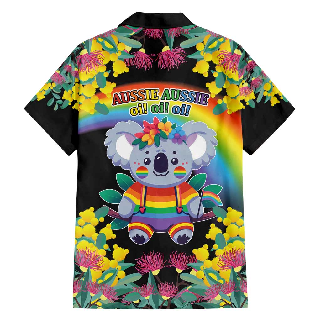 LGBTQ Koala Gay Family Matching Long Sleeve Bodycon Dress and Hawaiian Shirt Aussie Koala Bear Ekoalaty